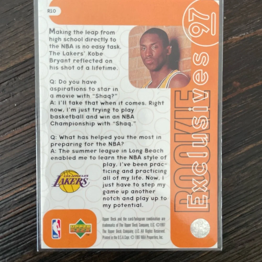 Kobe Bryant Rookie Card - Picture 2 of 2